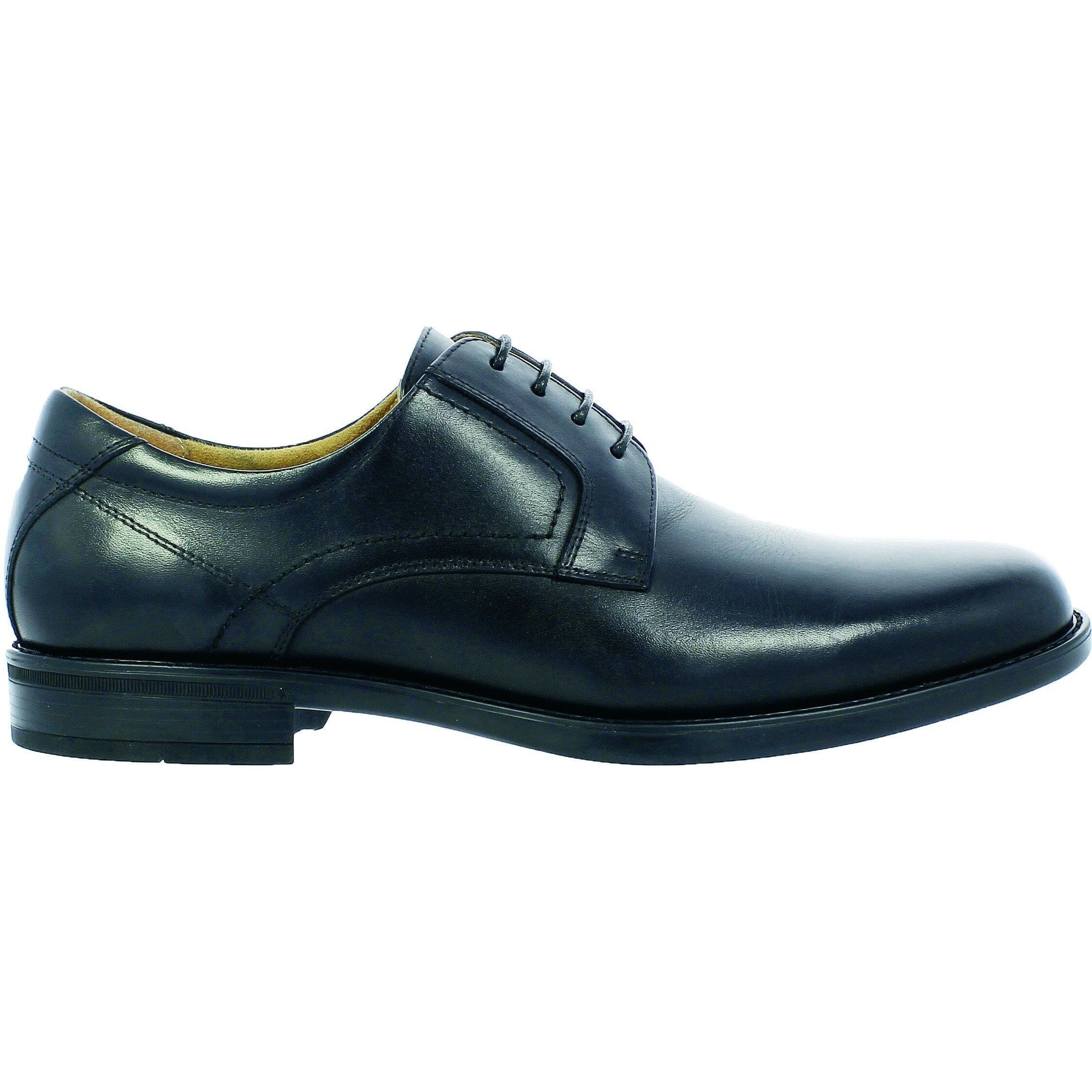 Florsheim Midtown Plain Toe Oxford Dress Shoes for Men - Black, Medium & Wide Width - Perfect for Business, Office & Formal Events