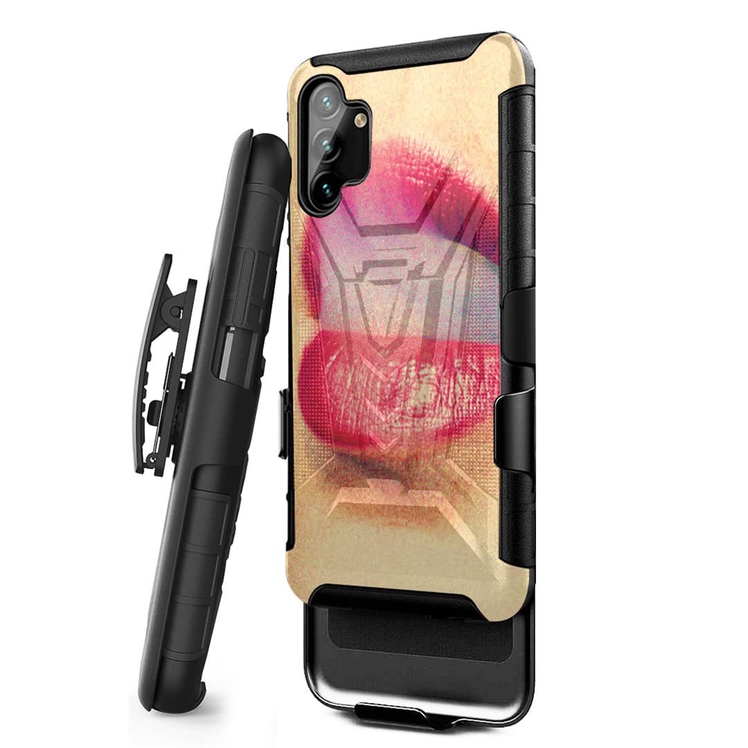 Shockproof Rugged Case for Samsung Galaxy A13 5G with Kickstand & Belt Clip - Perfect for Outdoor & Work Use