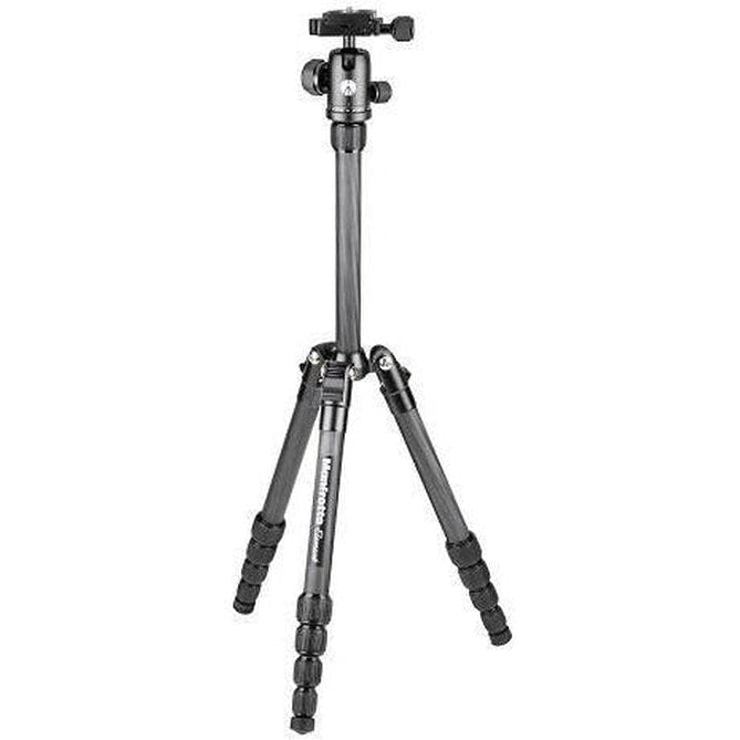 Manfrotto Element Traveler Carbon Fiber Tripod with Quick Release Ball Head - Compact & Lightweight for Travel, Hiking, and Outdoor Photography