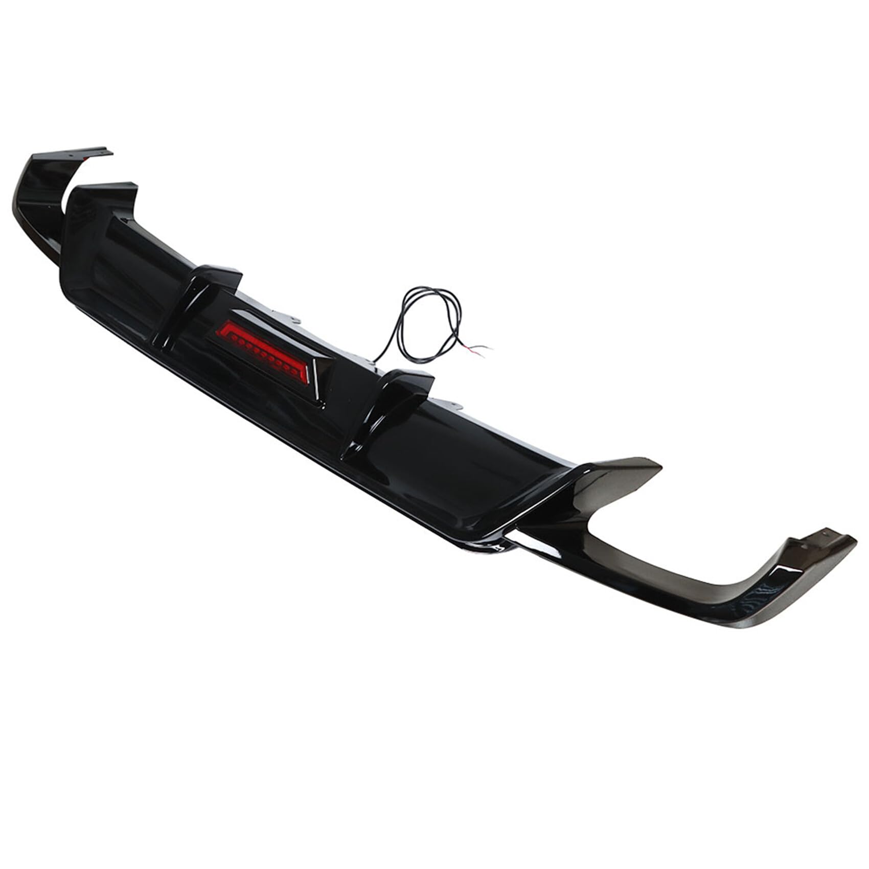 Rear Bumper Diffuser with LED Light Replacement for 2018-2021 Toyota Camry | Upgrade Your Car's Style & Aerodynamics | Perfect for Street Racing & Custom Builds
