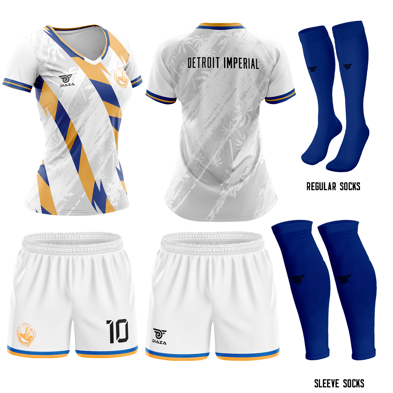 Detroit Imperial Women's Soccer Jersey - Authentic Home Kit for Female Players | Perfect for Matches, Training & Fan Support