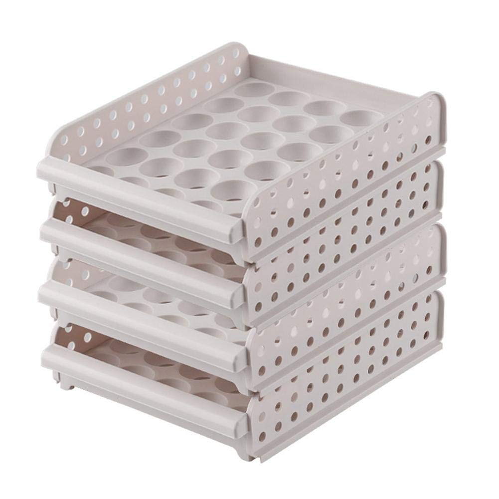 4-Layer Egg Storage Box for 120 Eggs - Kitchen Organizer for Fridge & Pantry