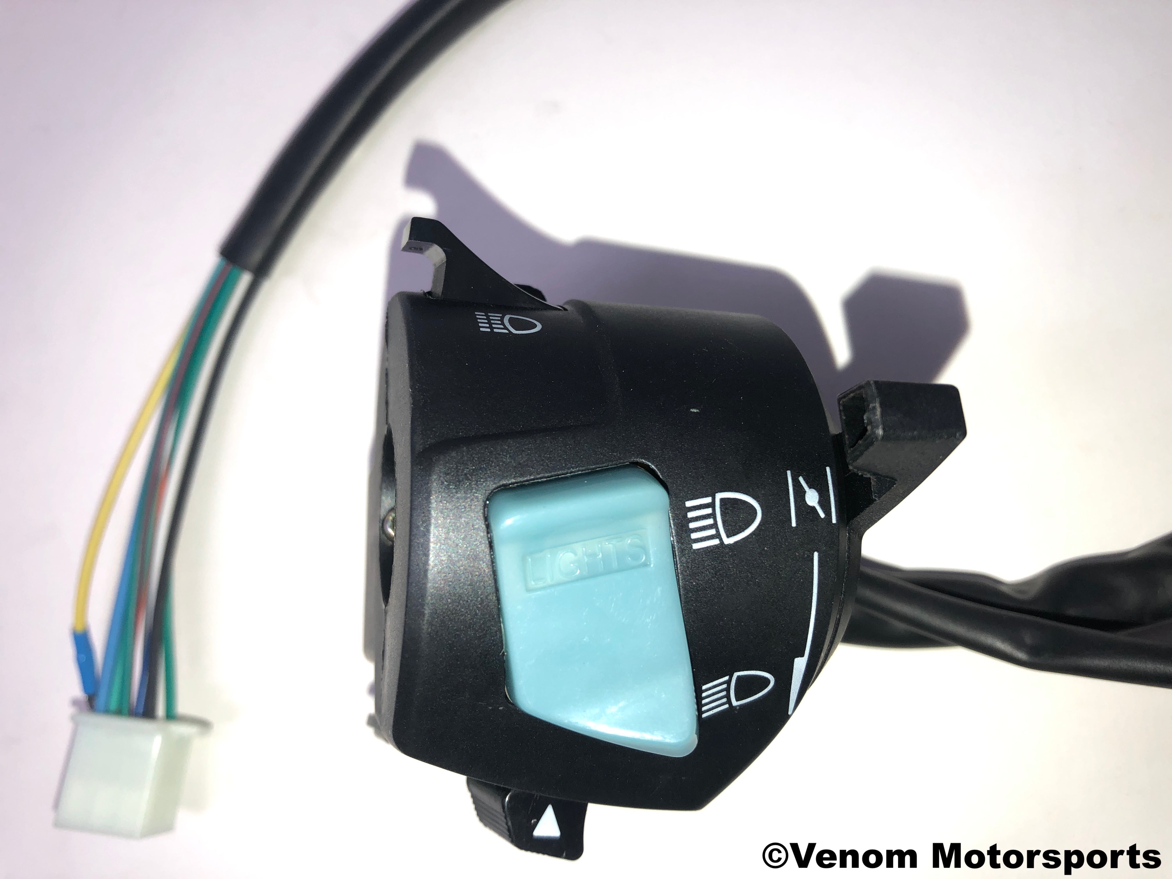 Original Replacement Left Side Control Switch for Venom 50cc Fatboy Scooter - Perfect for DIY Repairs & Maintenance | Compatible with 50cc Gas Scooters