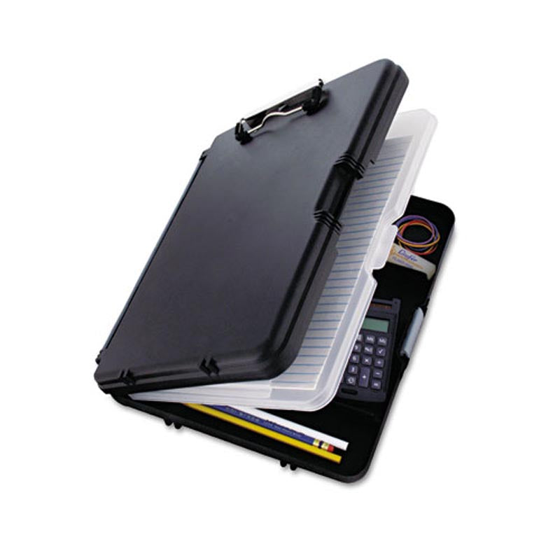 WorkMate II Storage Clipboard - Black Letter Size Organizer (8.5
