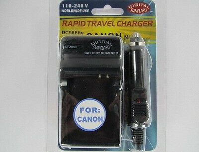 Canon NB8L Digital Sunflash Rapid Travel Charger - Fast USB Charging for Canon Cameras - Perfect for Travel, Photography & Outdoor Adventures