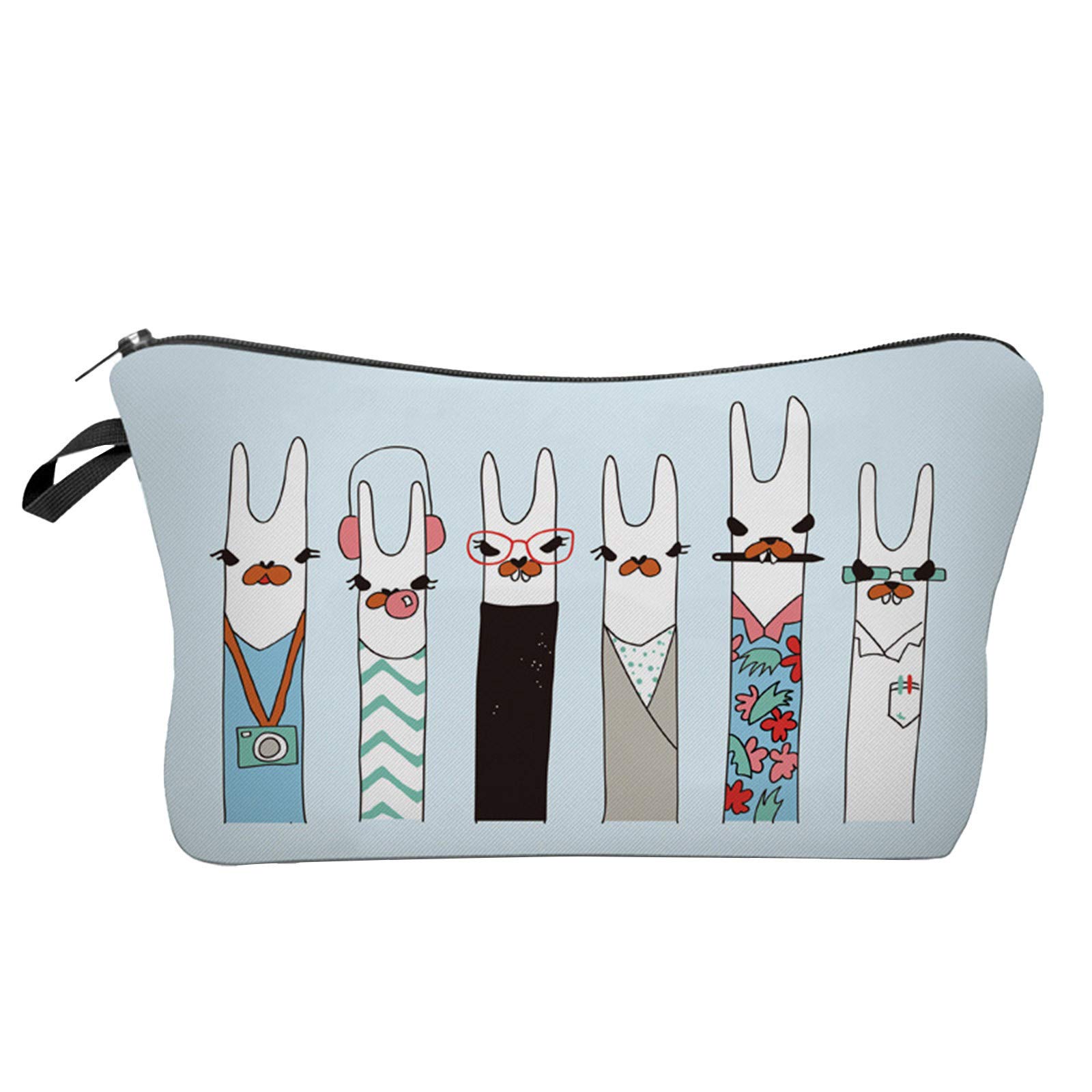 Stylish Makeup Bag for Women - Large Roomy Cosmetic Organizer with Adorable Design, Perfect for Travel, Toiletry Kit & Daily Essentials (Ideal for Vacation, Gym, Work & College)