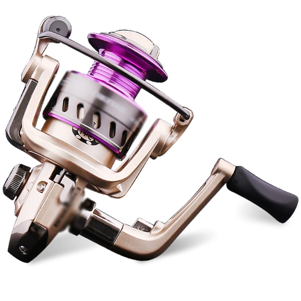 Premium Ice Fishing Reel - 5+1BB Lightweight Spinning Reel with Reversible Handle for Left/Right Hand Retrieve (Size 8000) - Perfect for Ice Fishing, Freshwater & Saltwater Angling