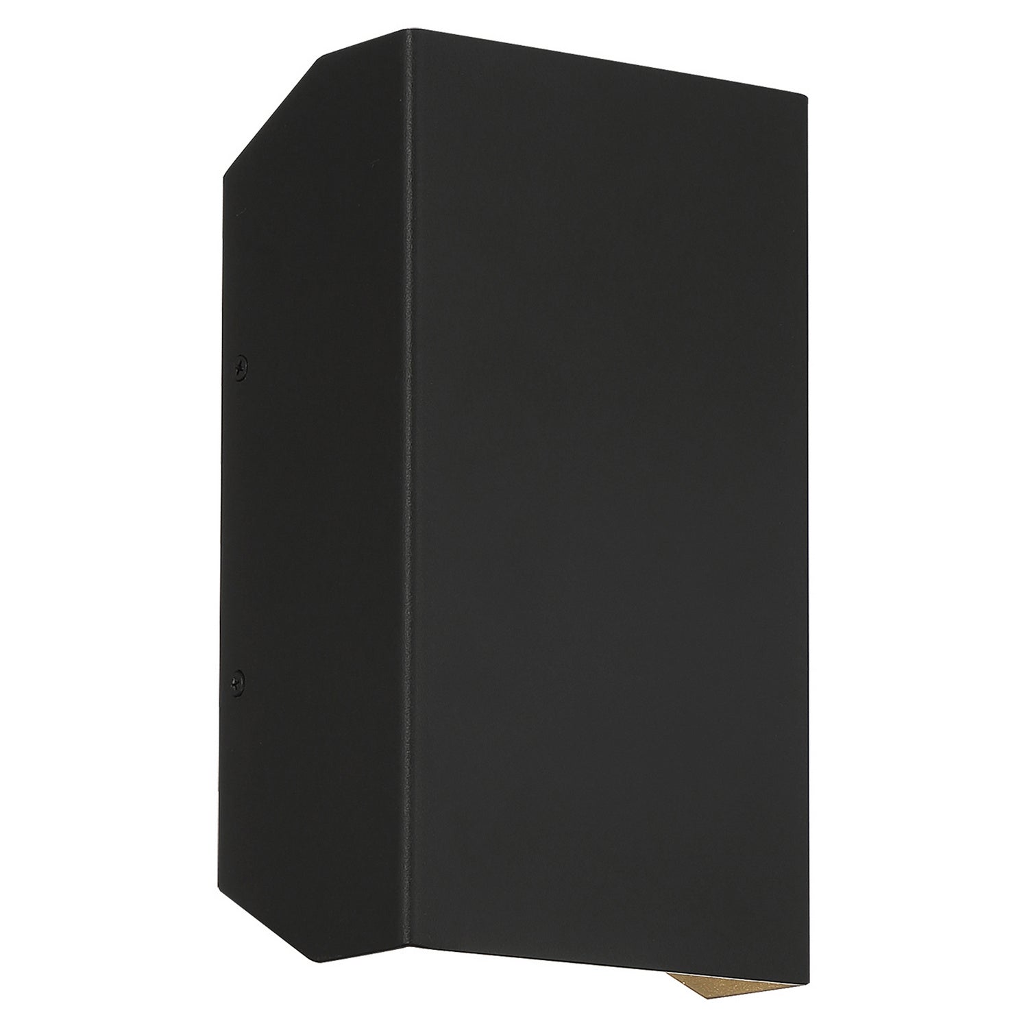 Amora 6 Inch LED Outdoor Wall Sconce - Black Finish - Waterproof Exterior Light Fixture for Porch, Patio, Garage & Garden Lighting