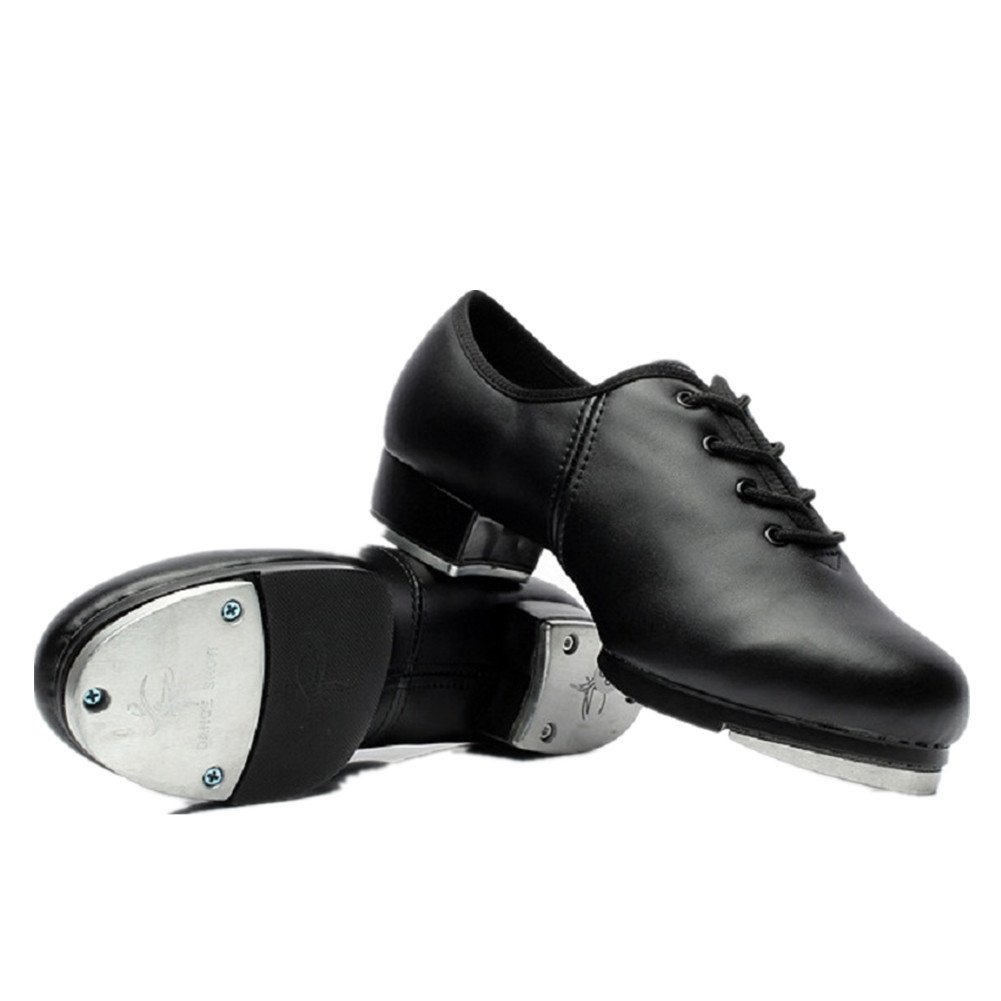 BeiBestCoat Women's Tap Dance Shoes - Professional Black Jazz Shoes for Ladies & Girls | Perfect for Tap Dancing Classes, Performances & Practice