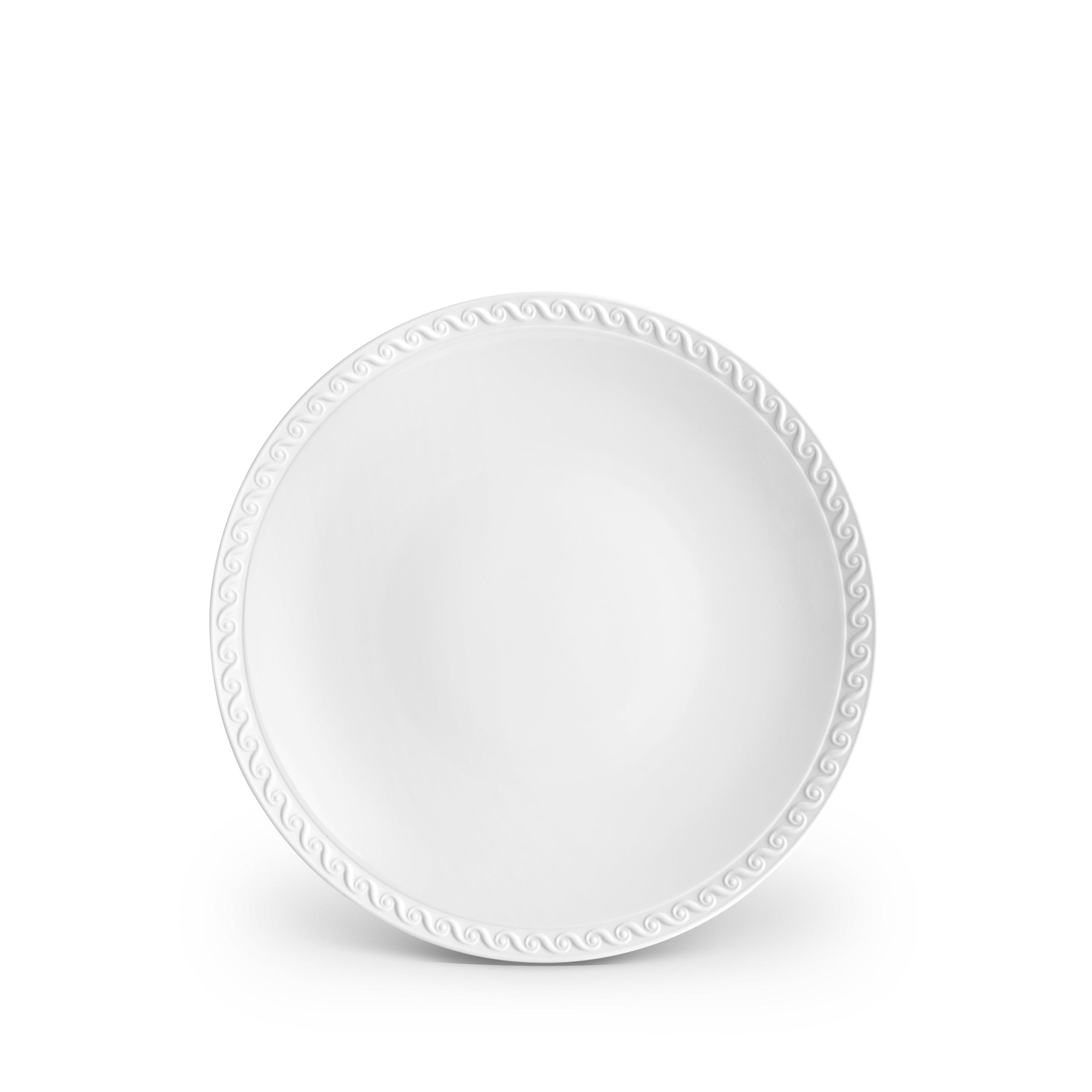 Neptune White Dessert Plate - Elegant Ceramic Serving Dish for Cakes, Pastries & Appetizers - Perfect for Parties, Weddings & Home Dining