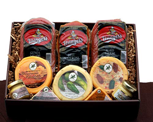Premium Deli Selection Meat and Cheese Gift Box - Assorted Cured Meats & Artisan Cheeses - Perfect for Charcuterie Boards, Party Platters & Gourmet Gifts