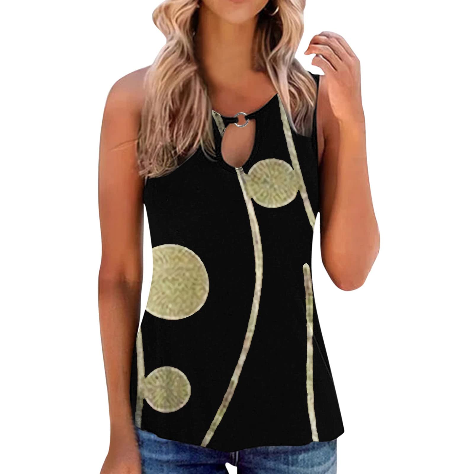 Women's Slim Fit Solid Color Tank Top - Casual Summer Sleeveless Blouse for Everyday Wear | Perfect for Beach, Gym, and Lounge Outfits