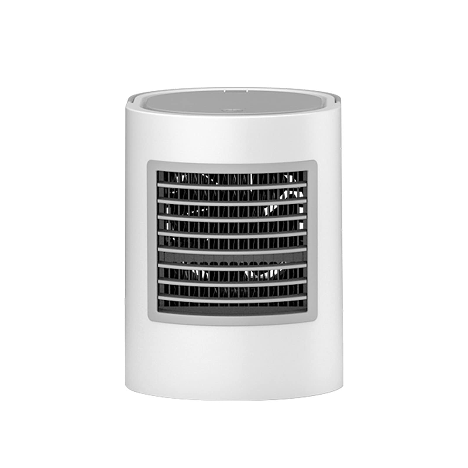 Portable USB Mini Air Conditioner Fan - Compact Oval Desktop Cooler for Home, Dorm & Office | USB-Powered Personal Cooling | Perfect for Bedroom, Study & Workspace