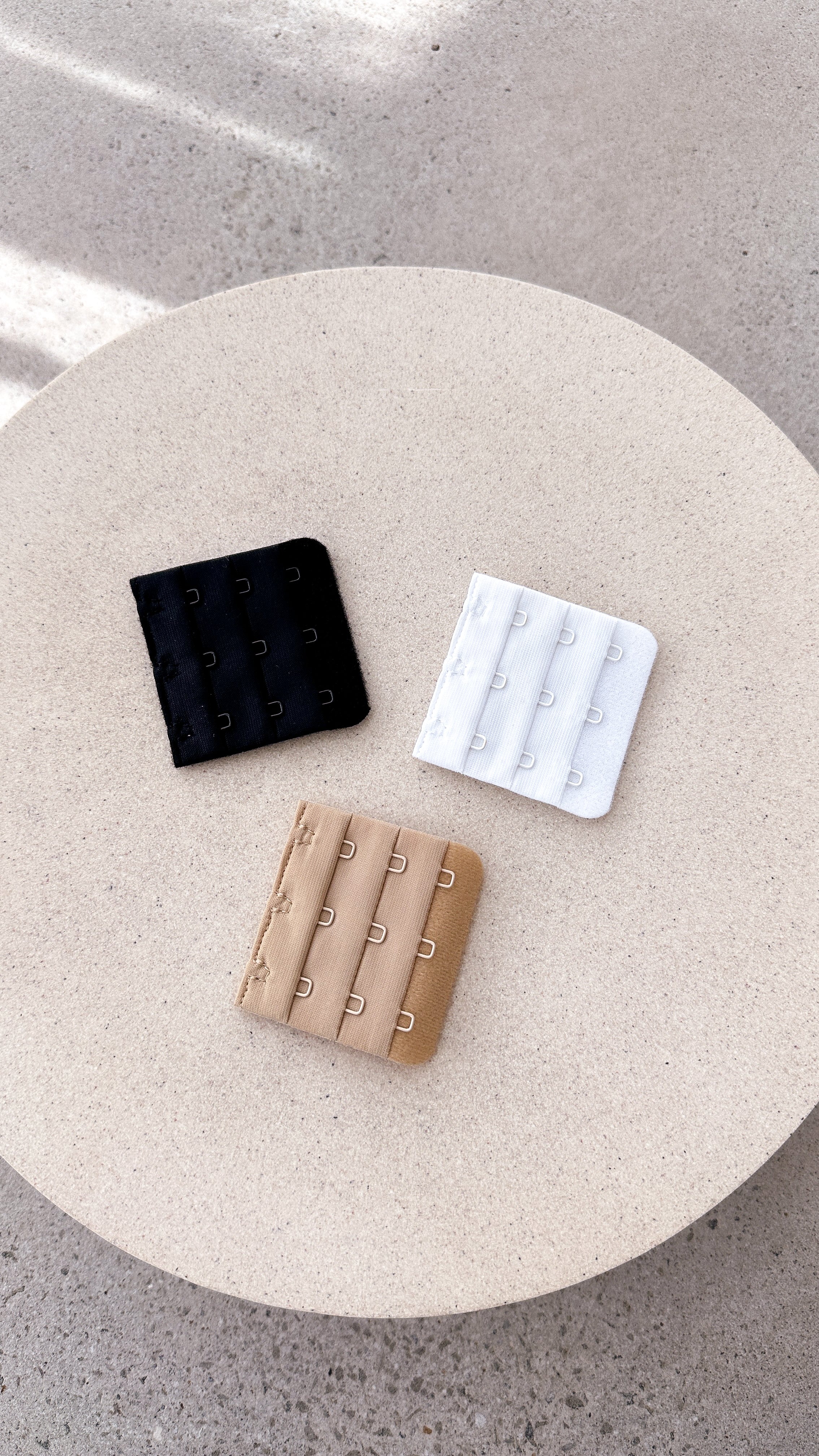 Bra Extenders 3 Pack - Nude, Black & White Comfortable Hook Extensions for Bras - Perfect for Postpartum, Weight Fluctuations & Everyday Comfort