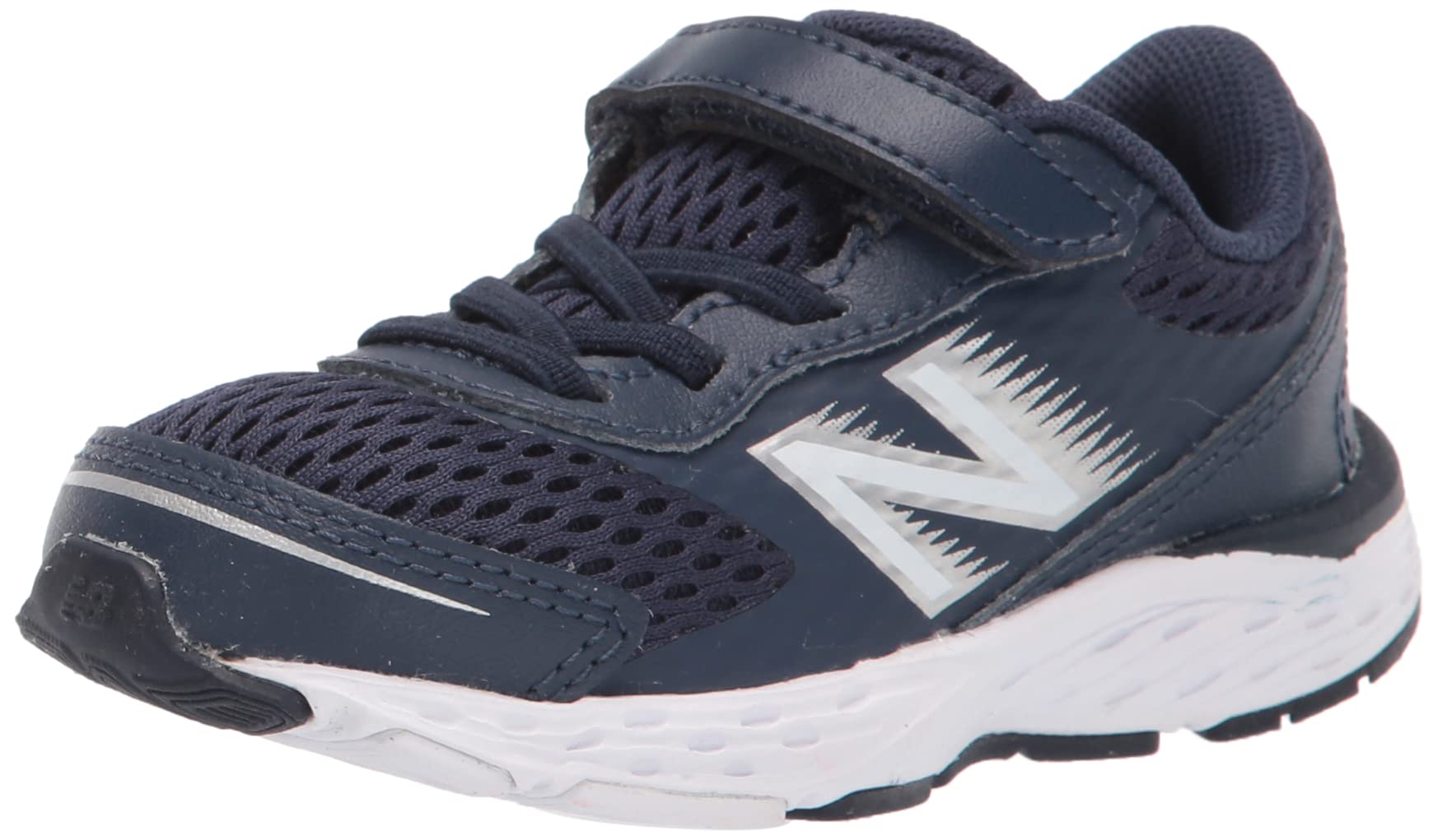 New Balance Kids' 680 V6 Hook and Loop Running Shoes - Lightweight Athletic Sneakers for Boys & Girls - Perfect for School, Play & Daily Activities