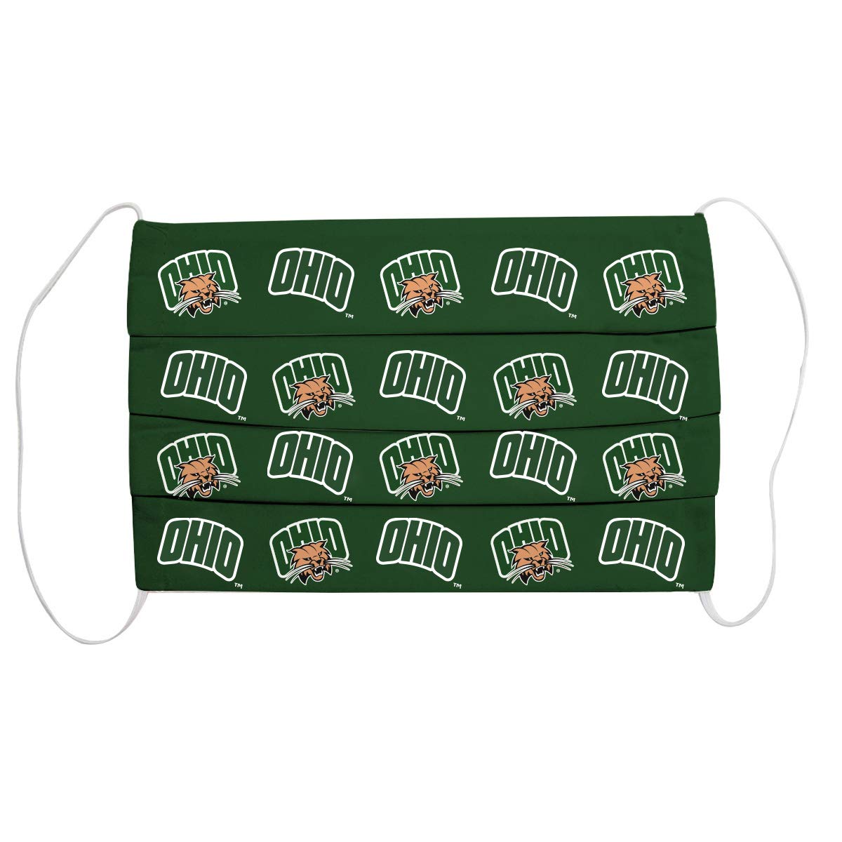 Ohio University Bobcats Face Covering for Men & Women - Reusable & Breathable Cloth Mask - Perfect for Game Day, School Spirit & Everyday Wear