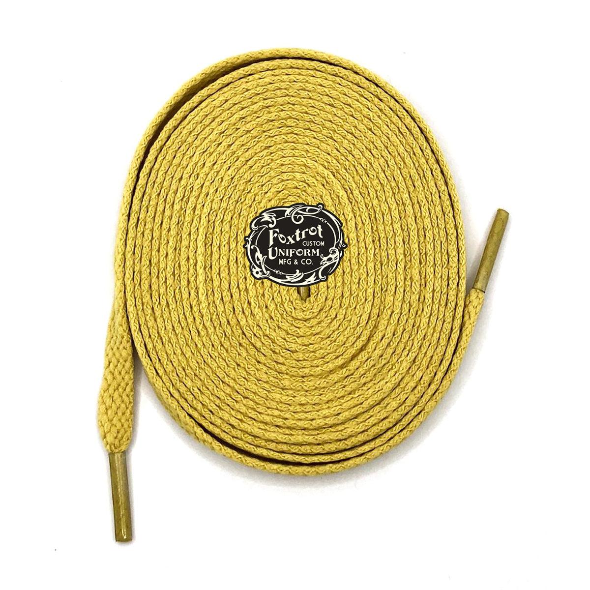 Fade Away Laces 'Solid Buttermilk' - Premium Shoelaces for Sneakers & Athletic Shoes | Durable & Stylish for Running, Basketball & Casual Wear