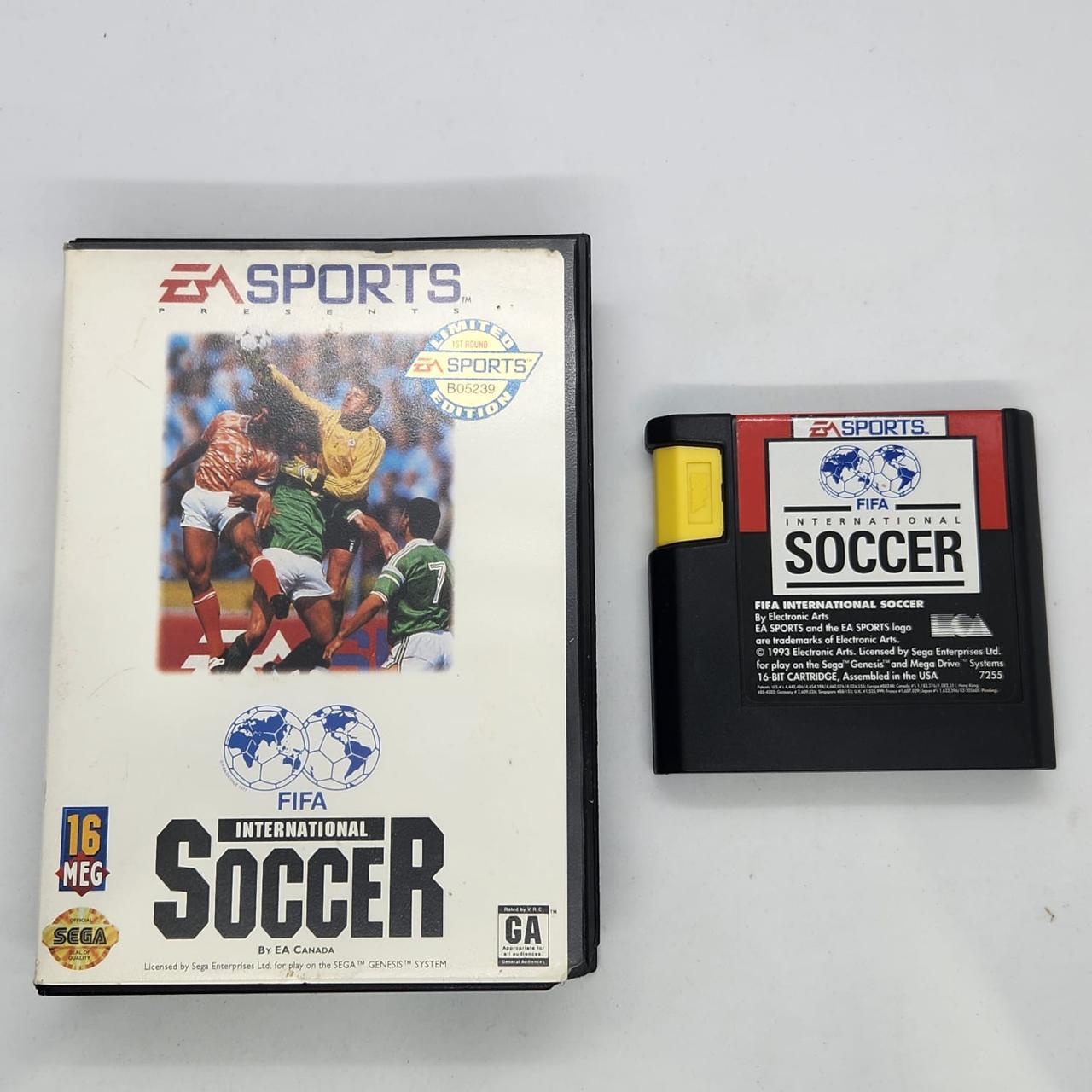 EA Sports FIFA Soccer Sega Mega Drive Game - Retro Football Video Game for Classic Console Gaming | Perfect for 90s Gaming Nostalgia & Collectors