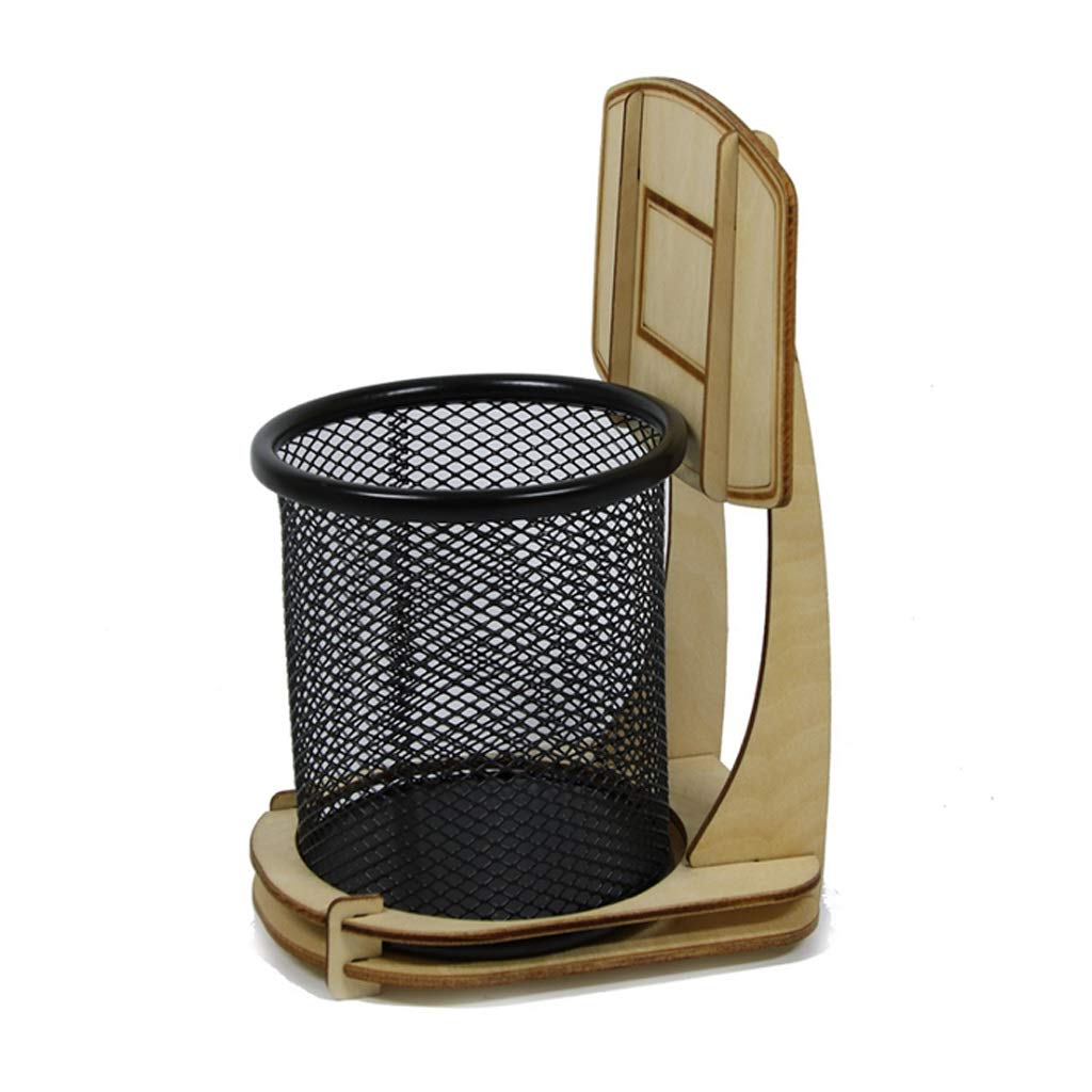 Wooden Multifunctional Mesh Pen Holder for Desk - Stress Relief Desk Organizer, Perfect Gift for Students & Teens - Ideal for School, Office & Home Study Spaces