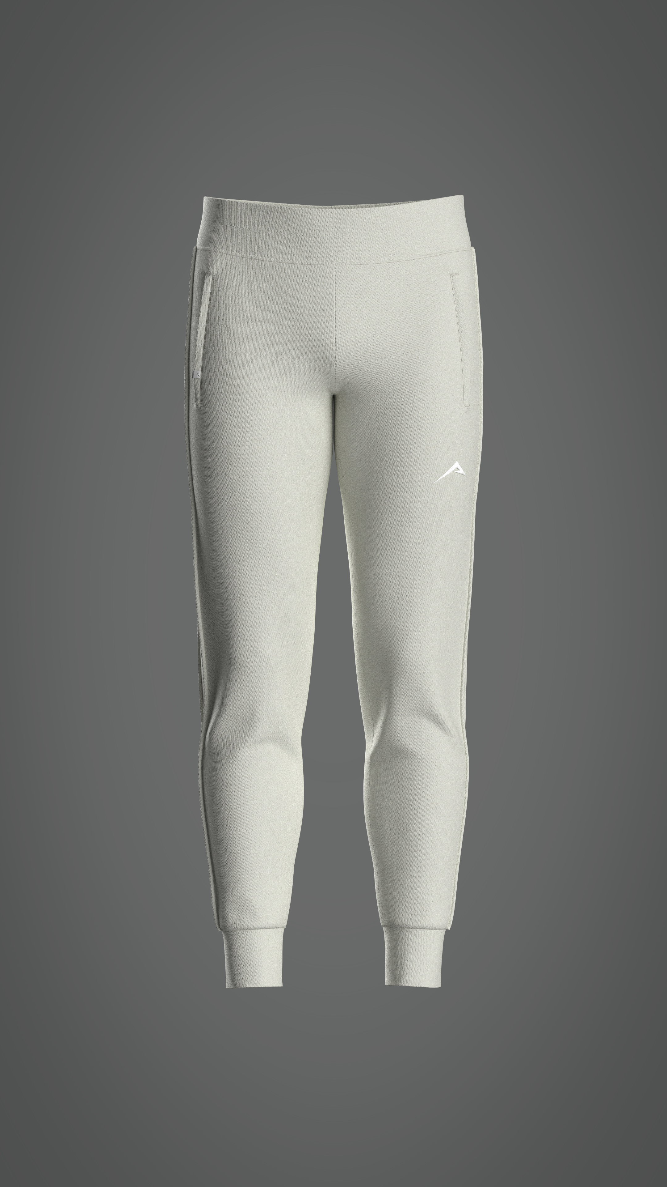 Ivory Women's Casual Pants - Comfortable High Waist Trousers for Work, Travel & Everyday Wear