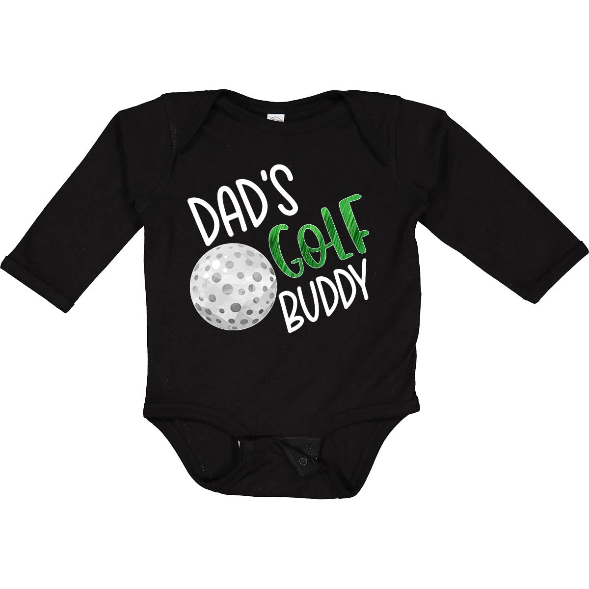 Inktastic Golf Buddy Dad's Long Sleeve Creeper - Perfect for Golf Outings