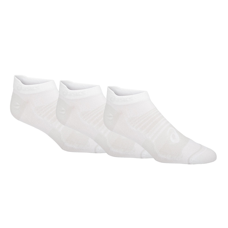 ASICS Men's Quick Lyte Plus Athletic Socks 3-Pack - White/Polar - Breathable Running Socks for Gym, Sports & Everyday Comfort