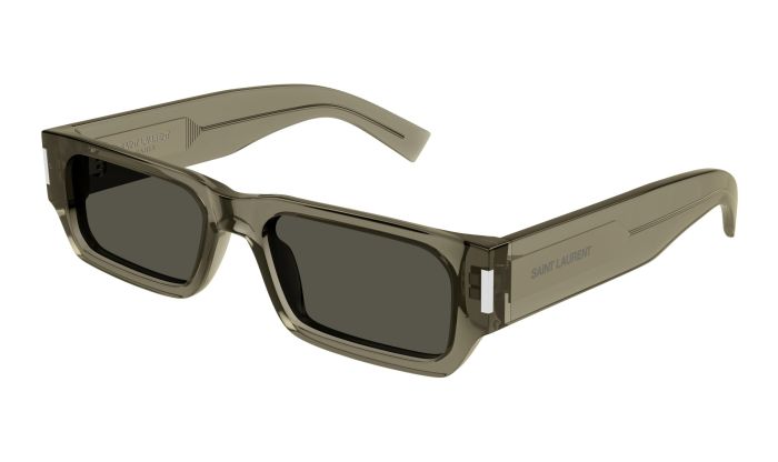 Saint Laurent SL660 Sunglasses in Khaki - Luxury Polarized UV Protection Shades for Women & Men | Perfect for Beach, Driving & Outdoor Fashion