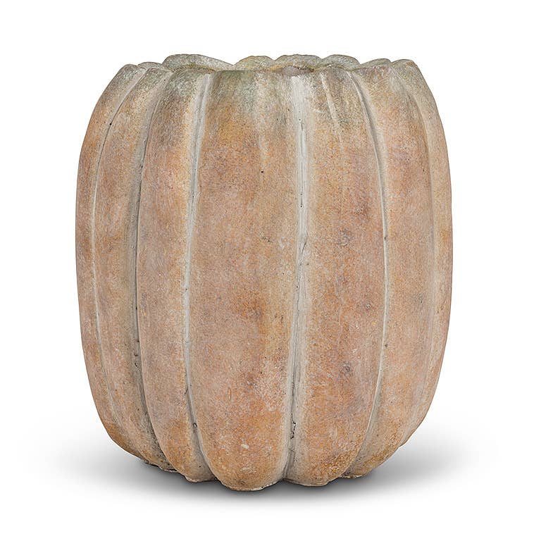 LG Tall Pumpkin Planter - 8.5 Inch Height (2410) - Perfect for Fall Home Decor & Outdoor Garden Plant Display