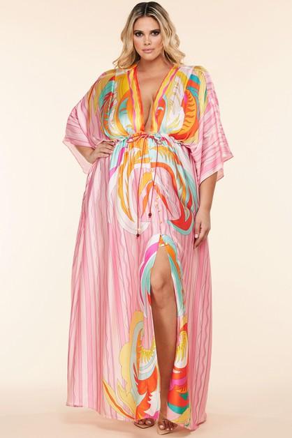 Vacation Ready Satin Maxi Dress for Women - Flowy Plus Size Summer Beach Dress for Travel, Wedding Guest & Special Occasions