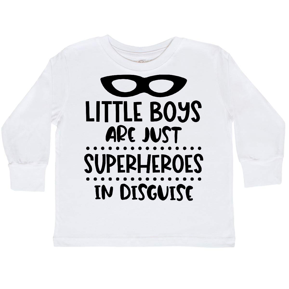 Inktastic Little Boys Superhero Toddler Long Sleeve T-Shirt - Cute Superhero Costume for Kids Birthday & Halloween Dress Up