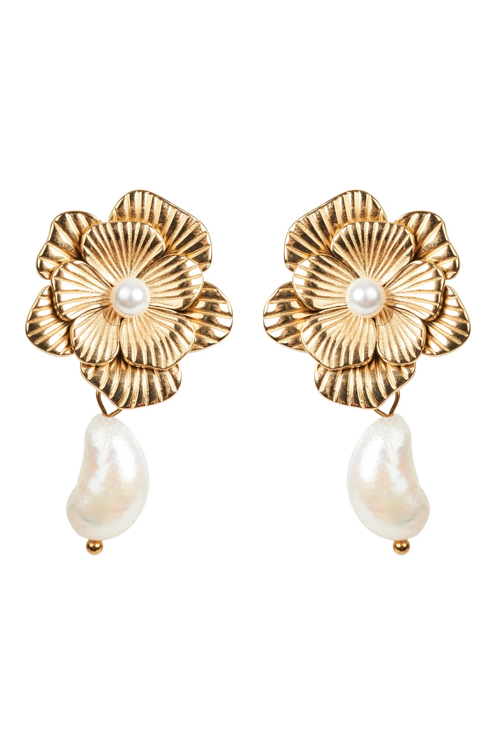 Miru Earrings - Elegant Pearl Drop Earrings for Women | Perfect for Weddings, Parties & Special Occasions