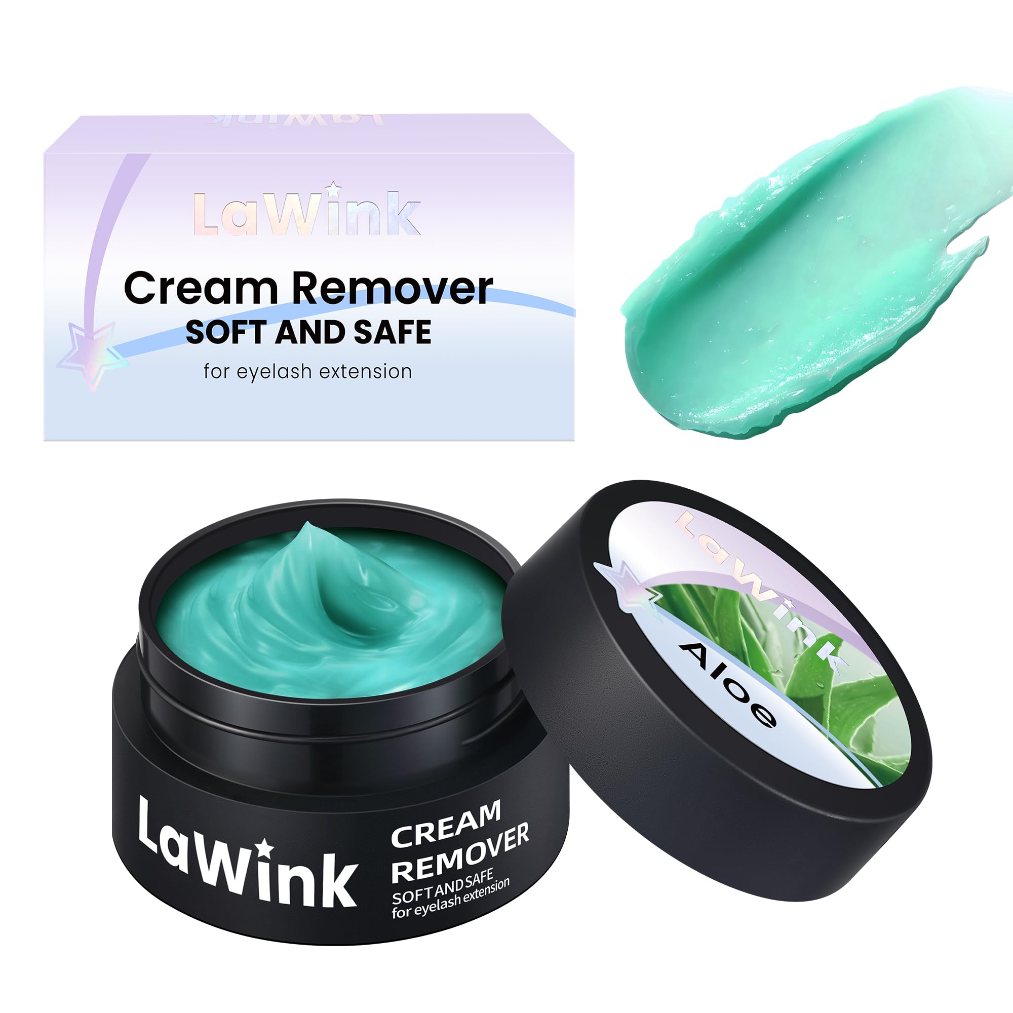 LaWink Eyelash Extension Remover Cream 5g - Gentle & Fast Acting Lash Glue Remover for Professionals | Low Irritation Formula with Aloe | Perfect for Salon & Home Use