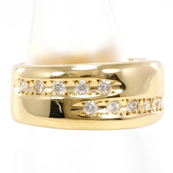 18K Yellow Gold Diamond Ring for Women - Elegant Wedding, Engagement, Anniversary Jewelry Gift - Perfect for Special Occasions & Everyday Luxury