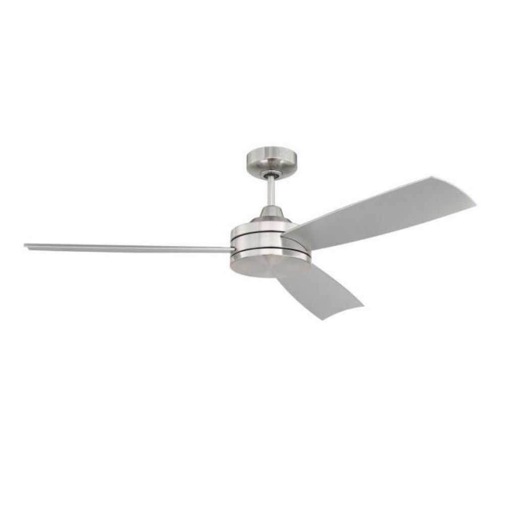 Hachi Ceiling Fan with Remote Control, 52 Inch Modern Low Profile Flush Mount, Quiet Reversible DC Motor, 3 Speeds - Perfect for Bedroom, Living Room, and Office