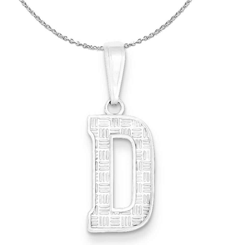 Sterling Silver Initial D Necklace - Sami Collection for Gifts & Fashion