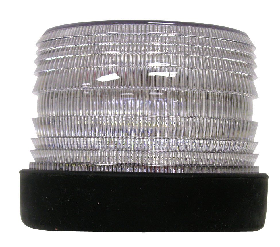 PM 787C Extreme Duty Double Flash Strobe Light - High Intensity Clear Lens for Emergency Vehicles, Construction Sites & Safety Warning - Perfect for Police Cars, Tow Trucks & Roadside Assistance