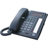 Panasonic KX-T7736 Corded Phone - Black Business Office Telephone with Caller ID, Speakerphone & Expandable System for Home & Office Use