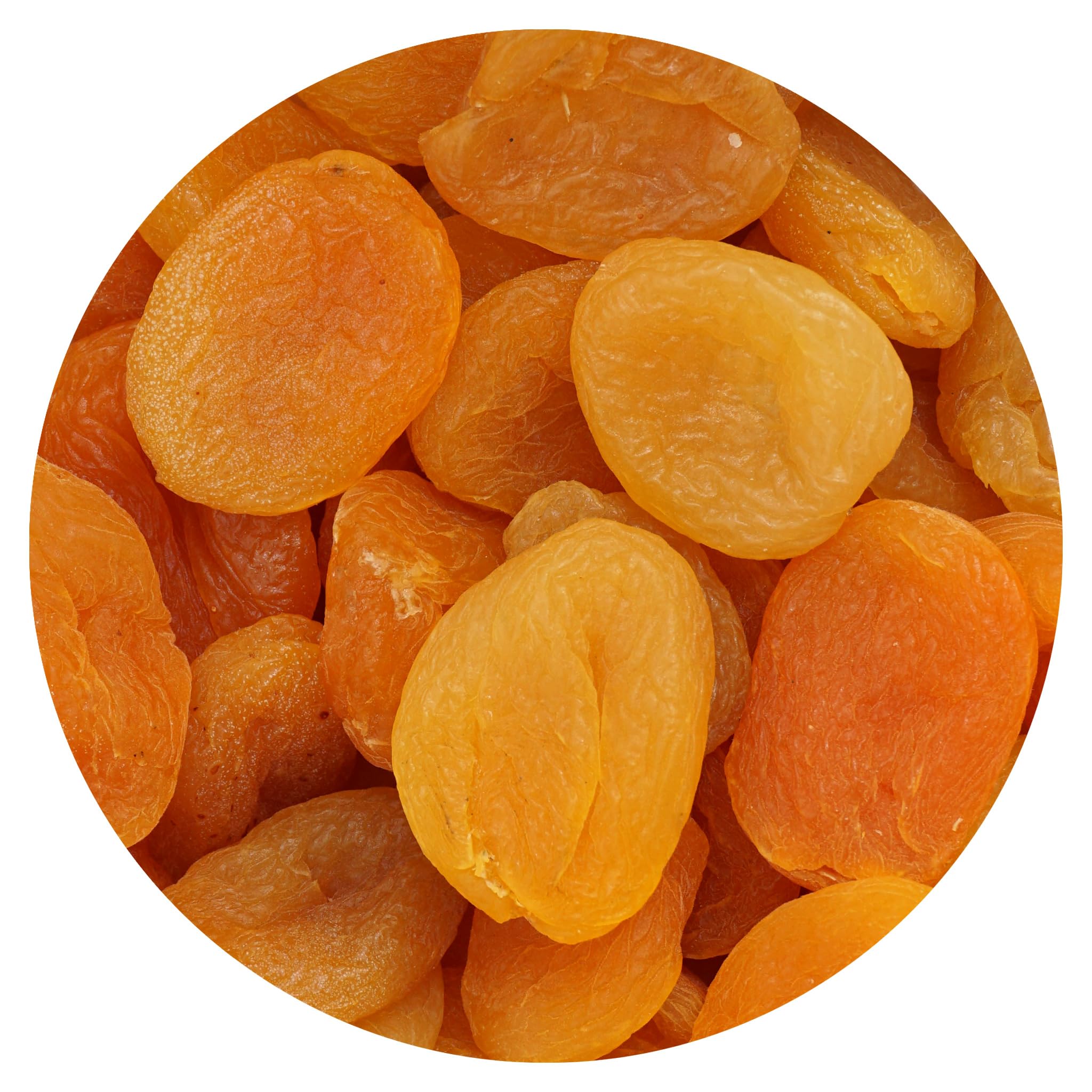 Organic Dried Apricots 2lb Bag - No Sugar Added, Non-GMO, Unsulfured - Healthy Snack for Hiking, Baking & Gift Baskets - The Hampton Popcorn & Candy Company