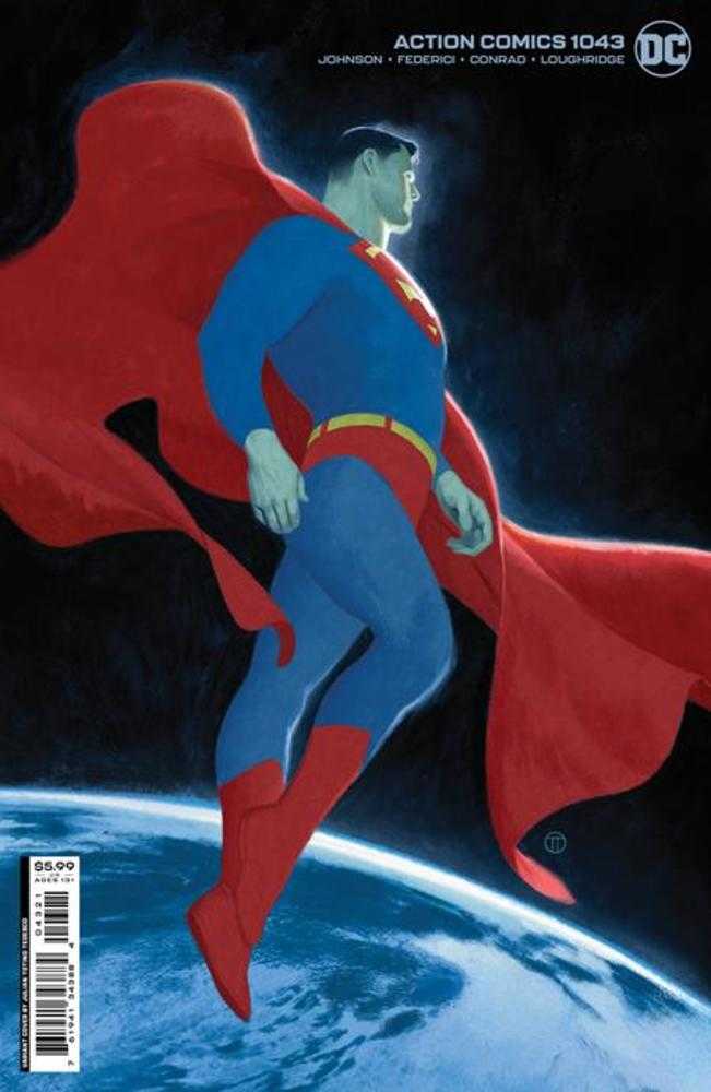 Action Comics #1043 Cover B Julian Totino Tedesco Variant - Limited Edition Collectible Comic Book for DC Fans, Superhero Enthusiasts & Comic Collectors - Perfect for Display, Gifts & Investment