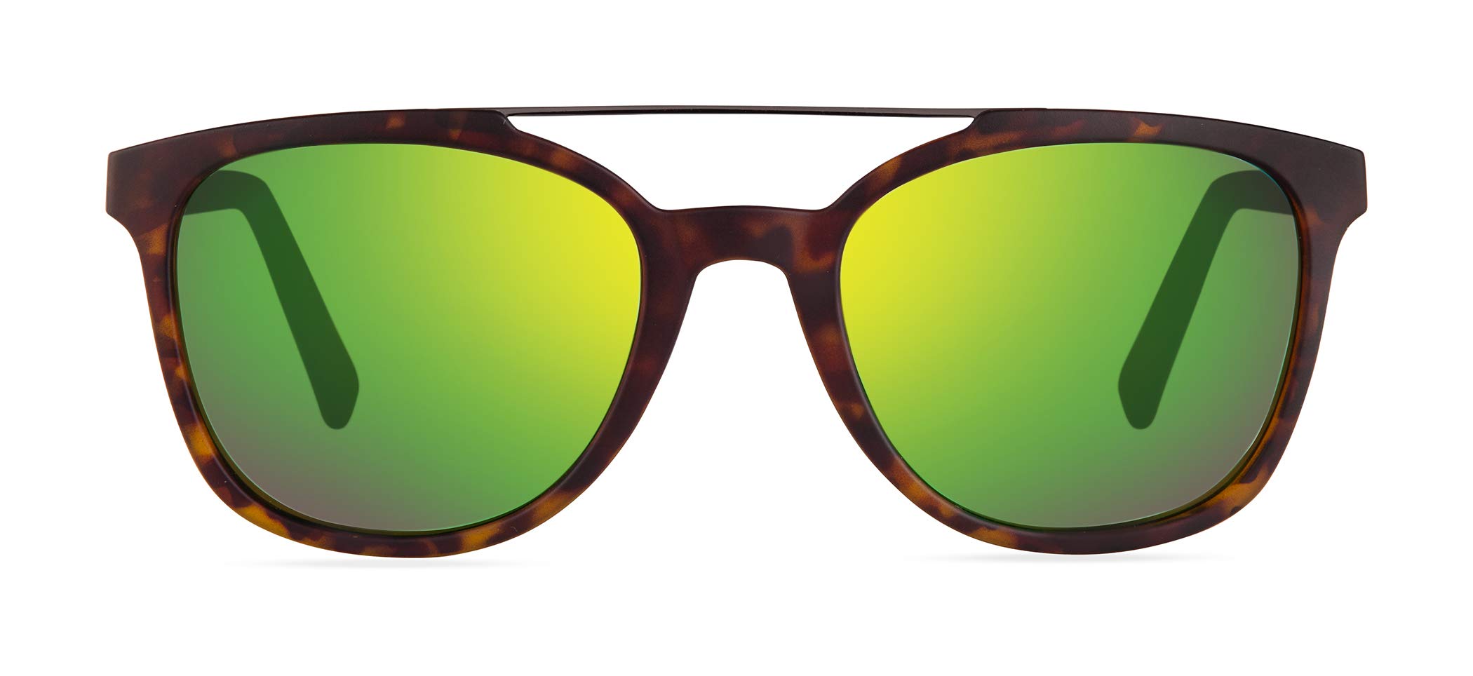 Revo Polarized Sunglasses for Men & Women - Clayton Modified Rectangle Frame UV Protection - Ideal for Driving, Running, and Outdoor Activities