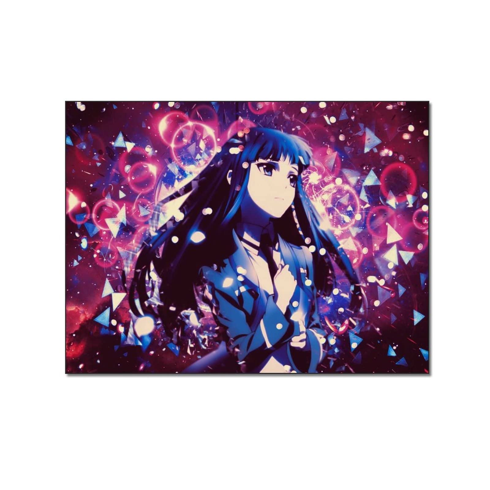 Anime Poster Manga High School DxD Gremory School Canvas Wall Art - 24x32 Inch (60x80cm) Framed Decor for Bedroom, Living Room, Office & Gifts - Perfect for Anime Fans & Home Aesthetics