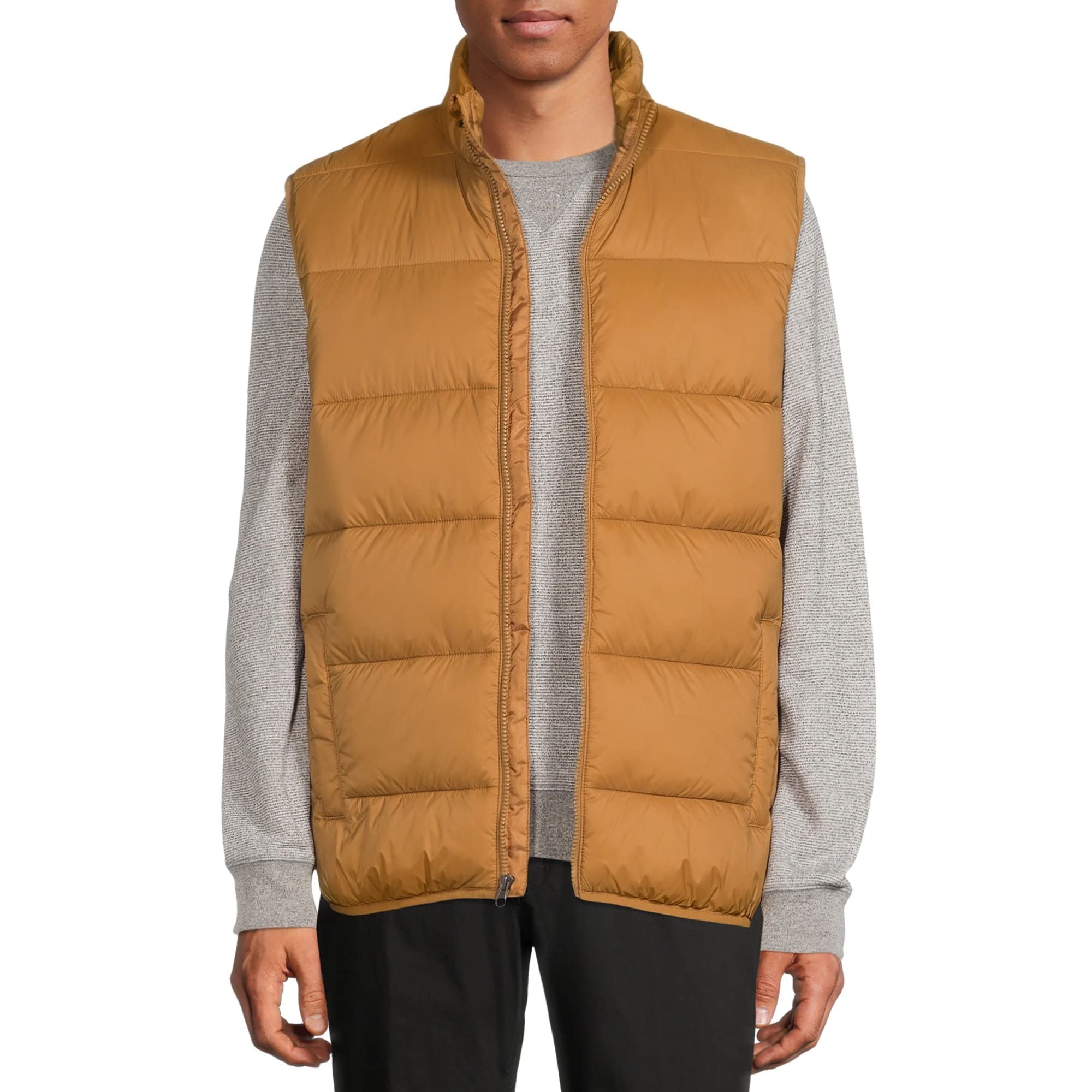 Men's Lightweight Puffer Vest - Winter Warm Quilted Jacket for Outdoor Activities, Hiking & Casual Wear