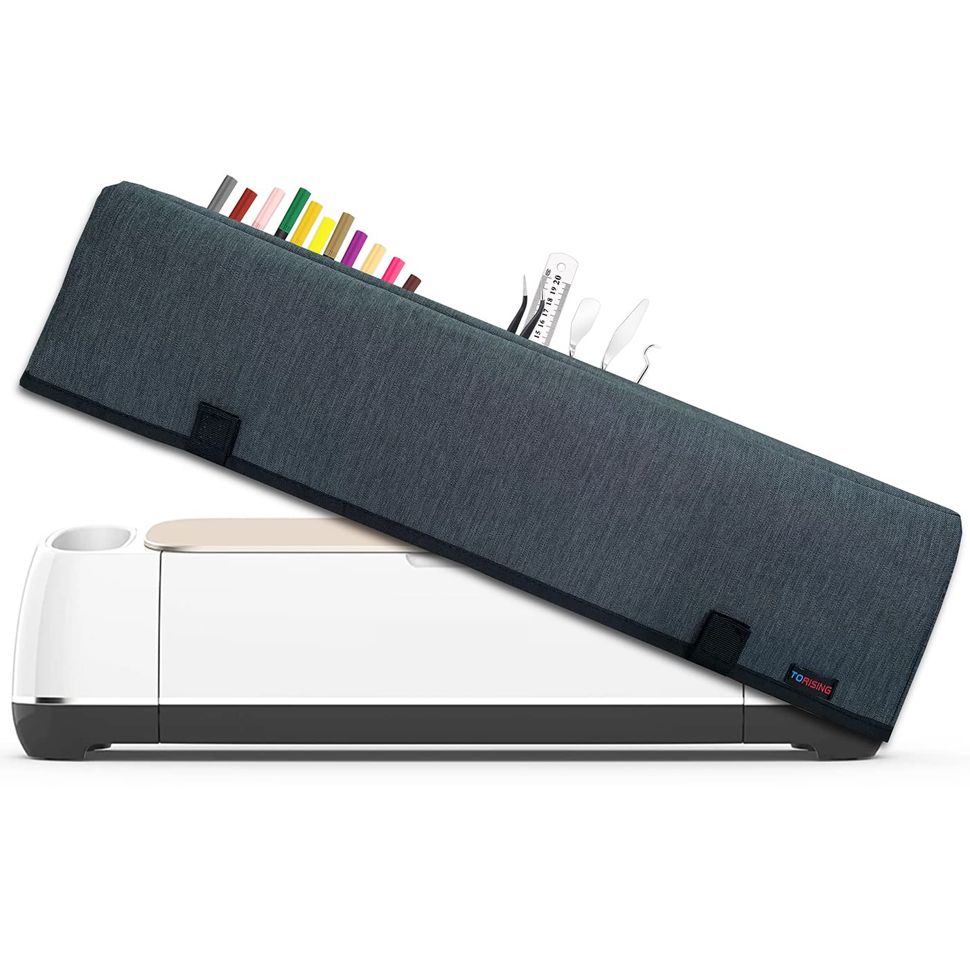 Waterproof Dust Cover for Cricut Maker & Explore Air 2 - Dark Grey Protective Case for Vinyl Cutters | Perfect for Craft Rooms, Home Studios & DIY Workspaces