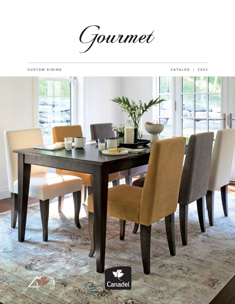 Custom Canadel Dining Table Set - Premium Gourmet Kitchen Furniture for Elegant Dining Rooms & Entertaining Guests