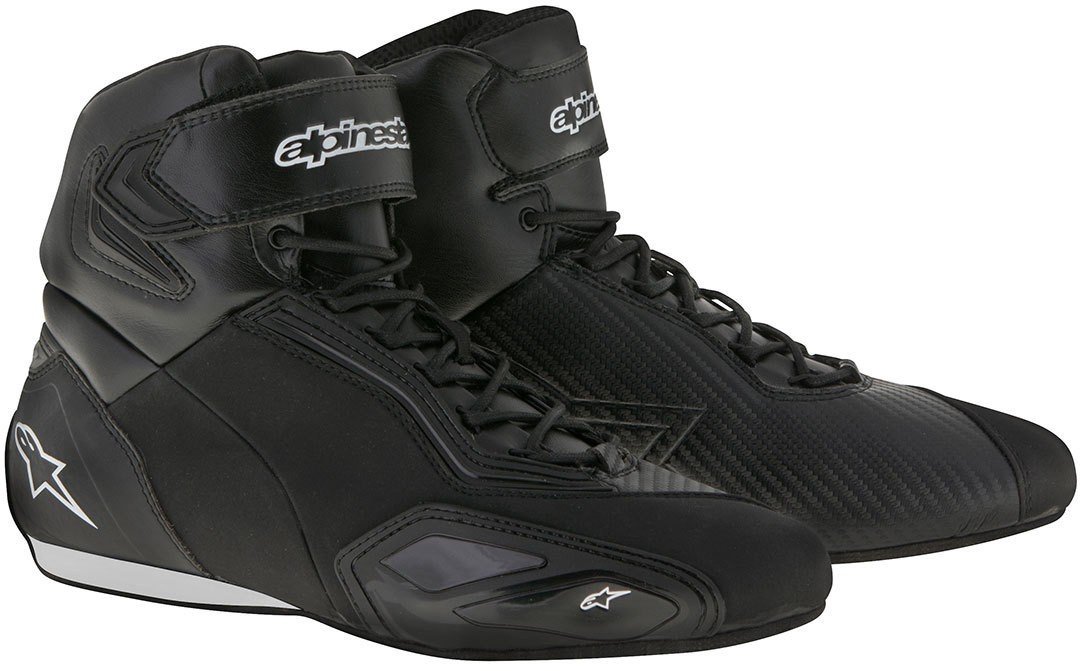 Alpinestars Fine Star 2 Bike Shoes - Men's Black Cycling Shoes (Model 892904) for Road & Mountain Biking | Durable & Comfortable Performance Footwear