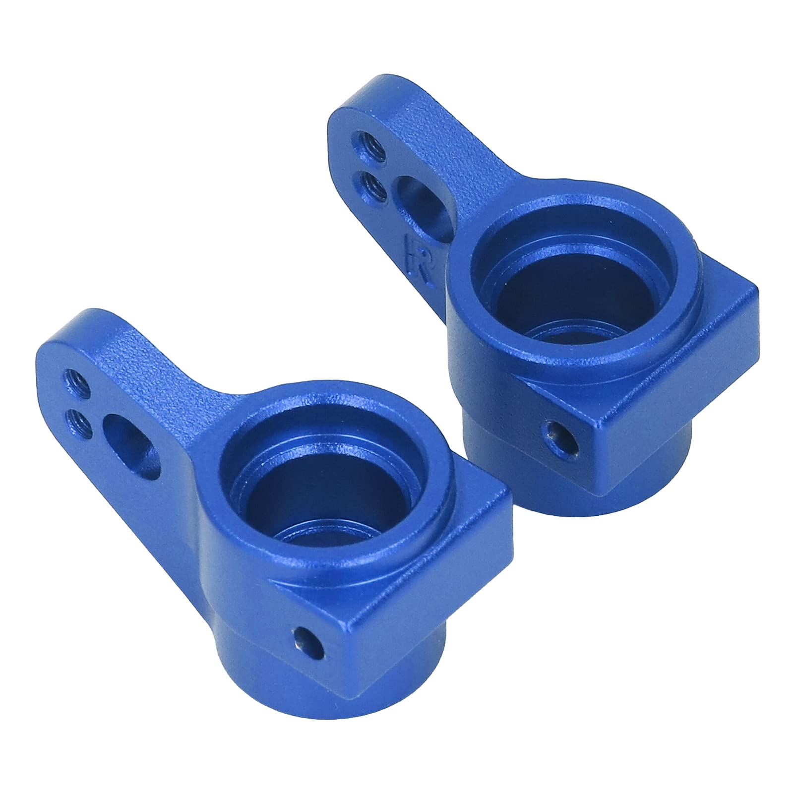 Aluminum Alloy RC Rear Hub Carrier Set - Left & Right Rear Knuckle Arm for Losi 1/10 22S 2WD RC Cars (Blue) | Durable Upgrade Part for Off-Road Racing & RC Car Maintenance