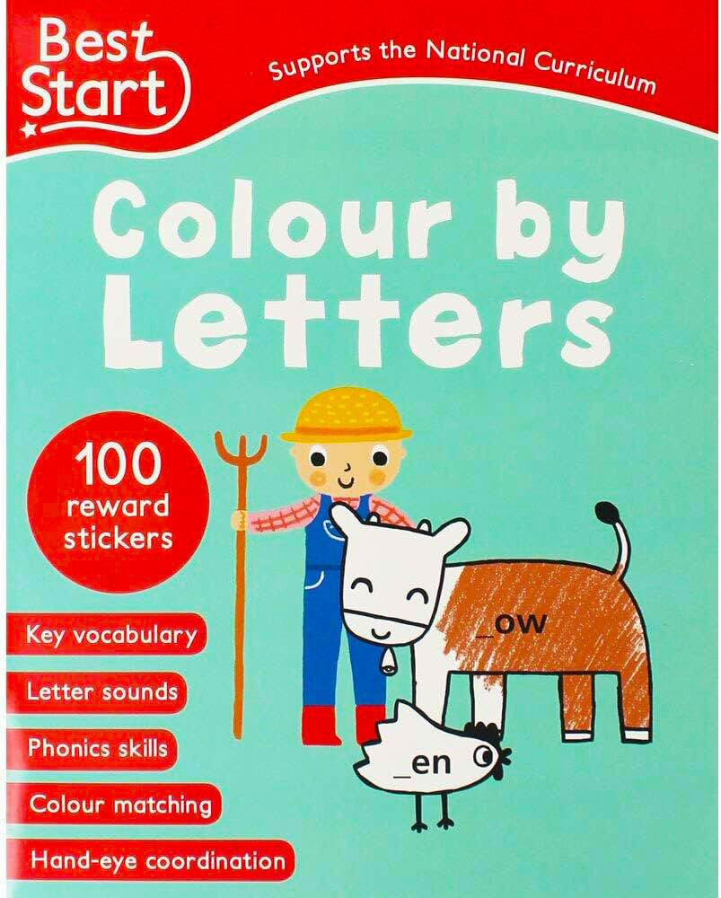 Best Start Color By Letters - Fun Alphabet Learning Activity for Kids | Perfect for Preschool, Homeschool & Early Education