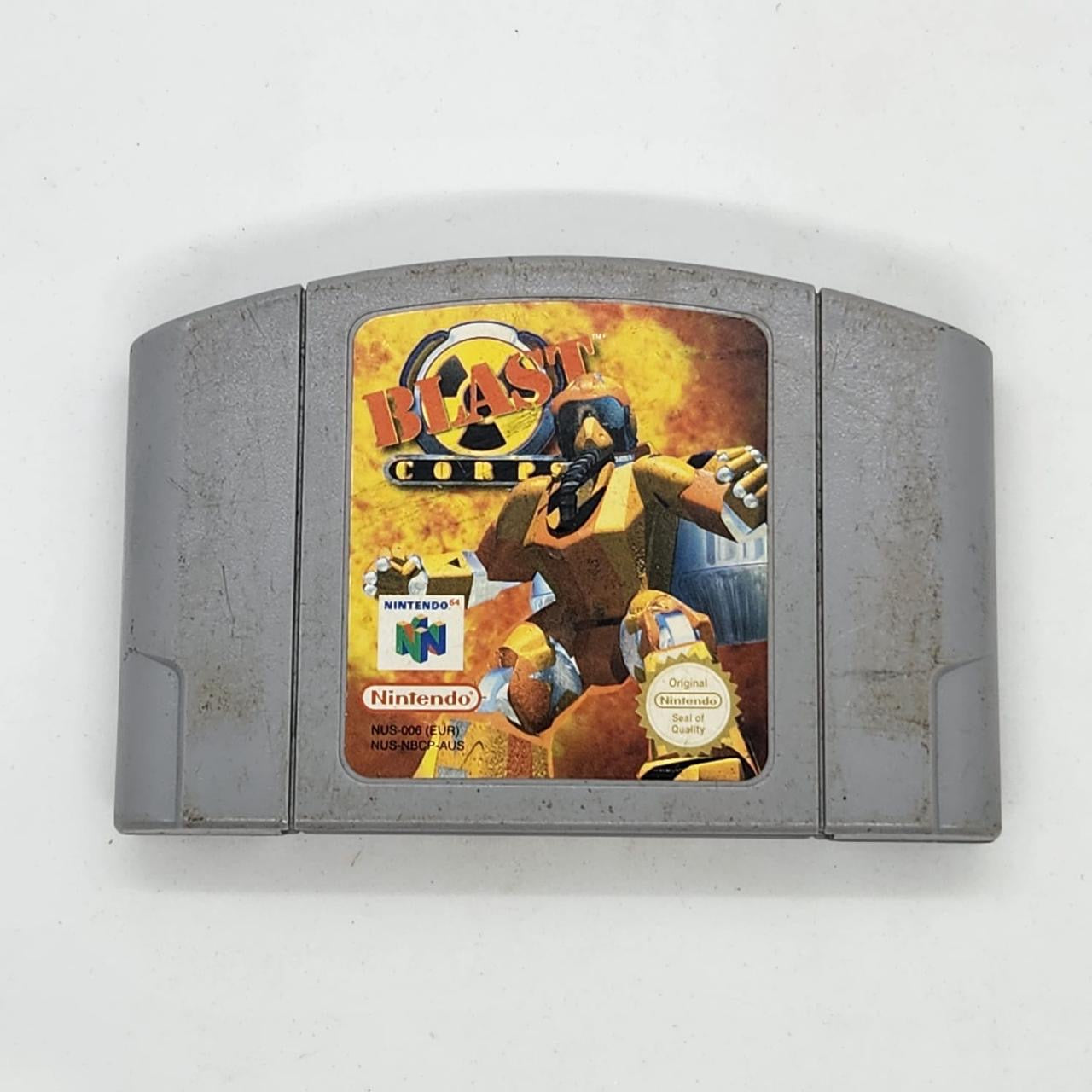 Blast Corps Nintendo 64 (N64) Game Cartridge - PAL Version - Classic Action Game for Retro Gaming Enthusiasts | Perfect for Nostalgic Play & Collector's Display