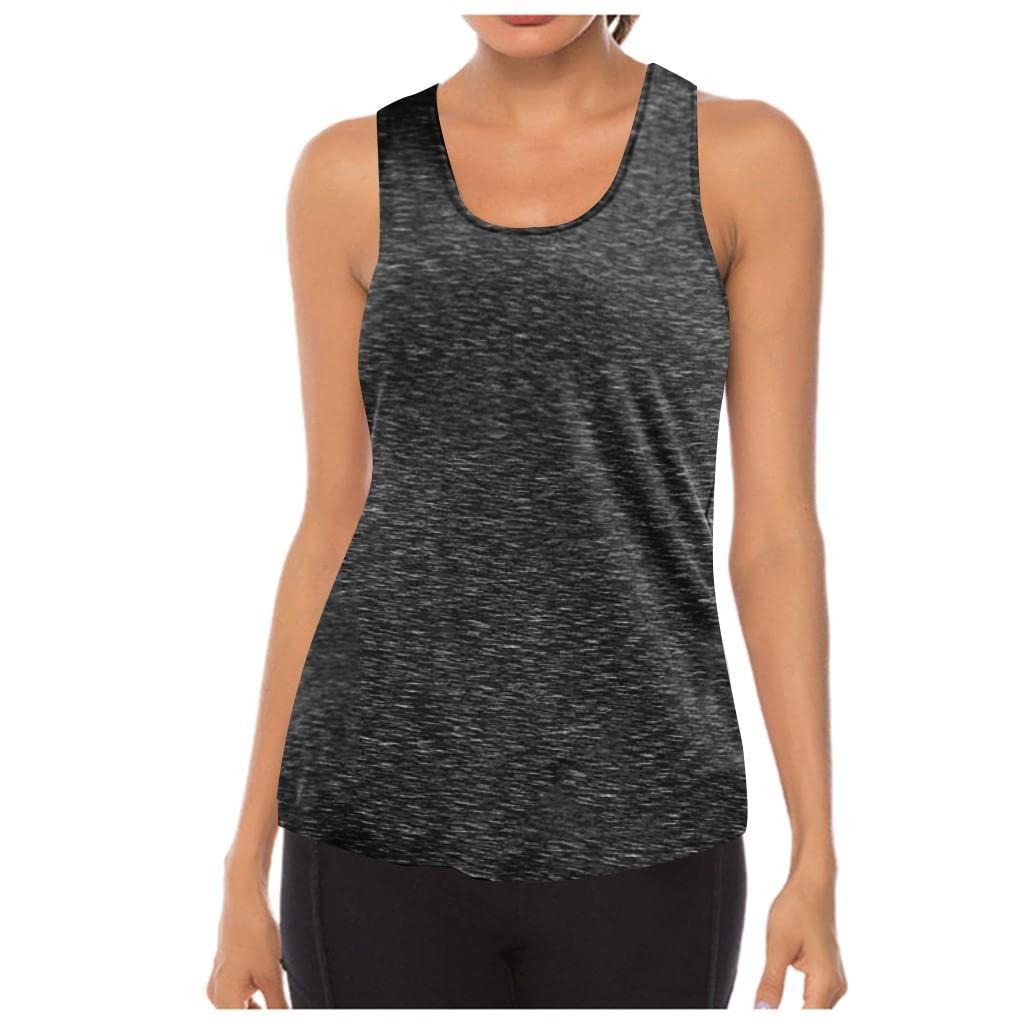 Vickyleb Women's Casual & Workout Tank Tops - Breathable Athletic Shirts for Gym, Yoga, Exercise & Sports | Perfect for Fitness, Running & Active Lifestyle