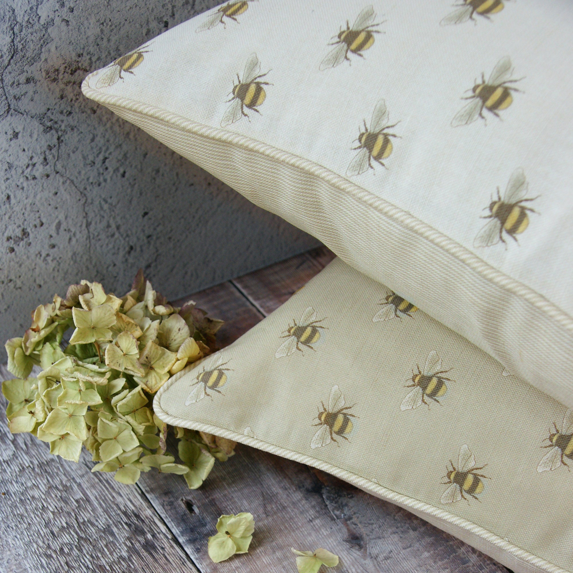Busy Bee Cushions - Soft & Comfortable Decorative Throw Pillows for Sofa, Bed, Chair - Perfect for Living Room, Bedroom, Nursery & Office Decor